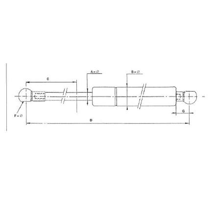 Cilindras CA3401 3055-1280263C1 1 Cilindras CA3401 3055-1280263C1 1