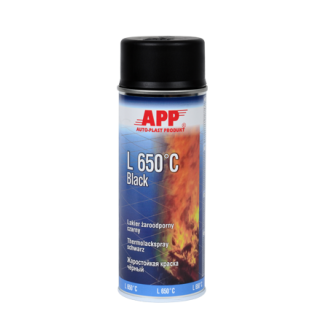 Dažai karščiui atsp.juodi APPL650C,400ml Dažai karščiui atsp.juodi APPL650C,400ml