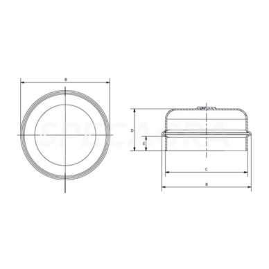 Dangtelis 100.7mm 307F053 2 Dangtelis 100.7mm 307F053 2