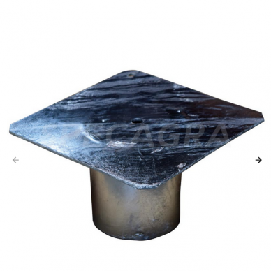 Dangtelis 89mm cinkuoto metalo skirtas "ISOPROTEC įmautei" 1123797 Dangtelis 89mm cinkuoto metalo skirtas "ISOPROTEC įmautei" 1123797