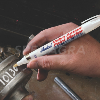 Dažų markeris Valve-Action baltas 1 Dažų markeris Valve-Action baltas 1