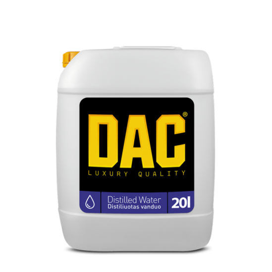 DAC Distiliuotas vanduo 20l DAC Distiliuotas vanduo 20l