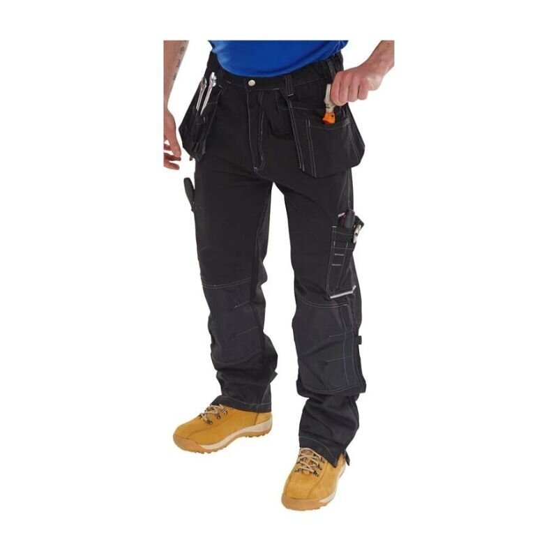 Darbo kelnės Beeswift Shawbury juodos 36