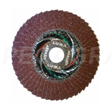 Šlifavimo diskas, lamelinis KLT2, kūginės formos, 125 x 22 mm, A24