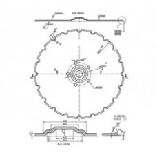 Diskas Vaderstand 451793 370mm