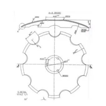 Diskas skutiko Horsch 23246106 460x6mm 1