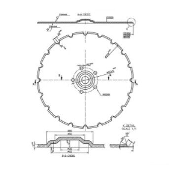 Diskas Vaderstand 451793 370mm Diskas Vaderstand 451793 370mm