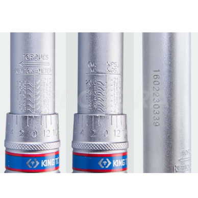 Dinamometrinis raktas King Tony 1/2 70-340Nm 4 Dinamometrinis raktas King Tony 1/2 70-340Nm 4