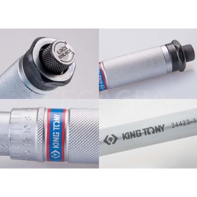 Dinamometrinis raktas King Tony 3/8 20-110Nm 3 Dinamometrinis raktas King Tony 3/8 20-110Nm 3