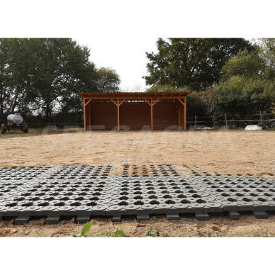 Dirvožemio sutvirtinimo plokštė INB 500x500x53mm 5