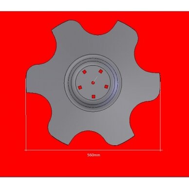 Diskas ARES 2316/53-001/0 Diskas ARES 2316/53-001/0