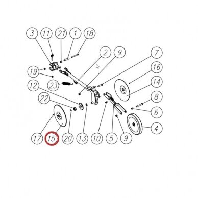 Diskas Polonez 550 3092/43-00-002/1 Diskas Polonez 550 3092/43-00-002/1