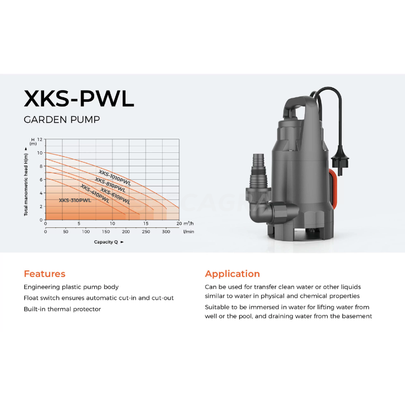 Drenažinis siurblys XKS-410PWL 1