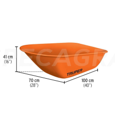 Dviejų ratų sodo karutis 118L Truper