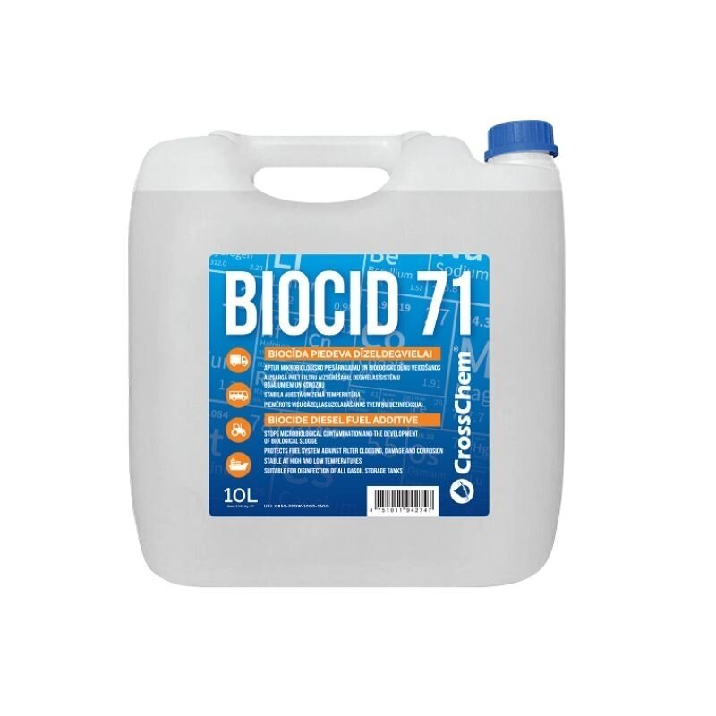 Dyzelino priedas kuro talpų priežiūrai BIOCID 71 10L