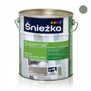 Emalė SUPERMAL pilka šviesi 10l F566 Emalė SUPERMAL pilka šviesi 10l F566