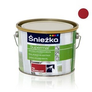 Emalė Supermal raudona 2,5 L Sniežka Emalė Supermal raudona 2,5 L Sniežka