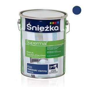 Emalis Supermal tamsiai mėlynas 5L