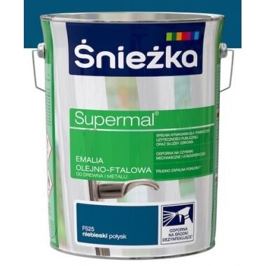 Emalis Supermal mėlynas 10L Emalis Supermal mėlynas 10L