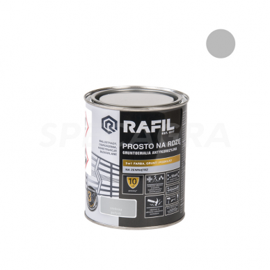 Emalė "ant rūdžių" sidabrinė 0,75L Emalė "ant rūdžių" sidabrinė 0,75L