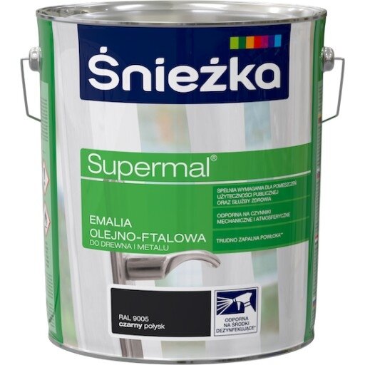 Emalis Supermal juodas.Sniežka. 10L Emalis Supermal juodas.Sniežka. 10L