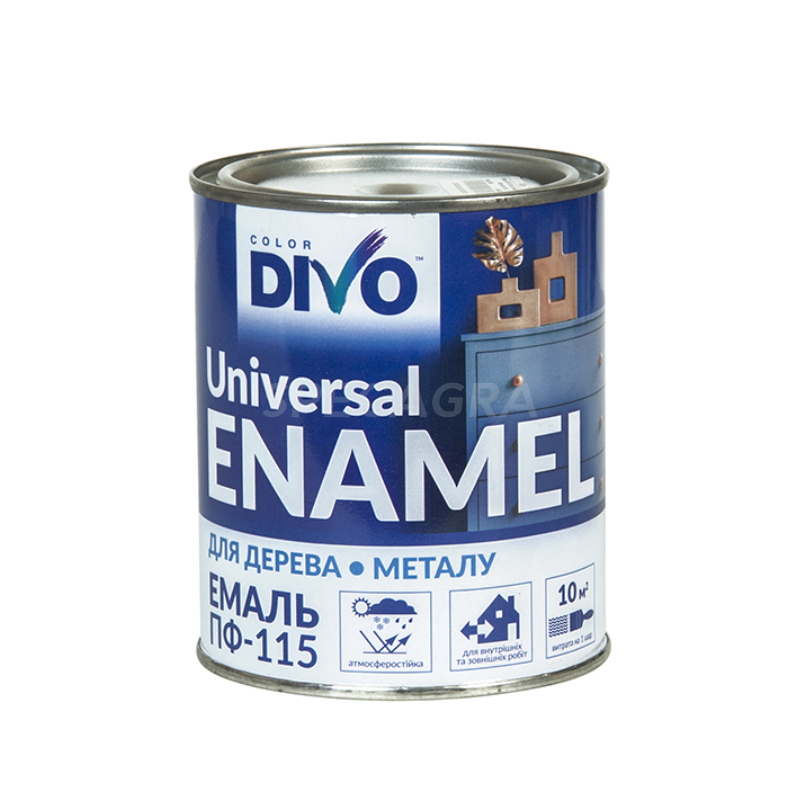 Emalė šviesiai žalia 2.8kg. PF-115 Dnipro