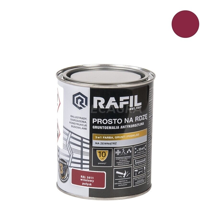 Emalė "ant rūdžių" vyšninė 0,75L Emalė "ant rūdžių" vyšninė 0,75L