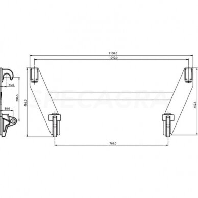 Euro komp.prikabinimas virin.5193-FT2101 2