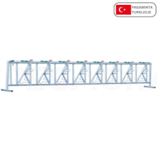 Fiksacinės šėrimo tako grotos 2,2m 3-ų vietų MR09978 Nr 3