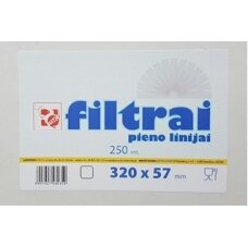 Filtras pienui 320x57mm (250vnt.)