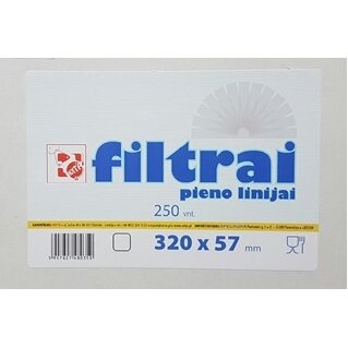 Filtras pienui 320x57mm (250vnt.) 153104