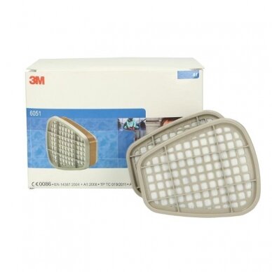 Filtras kaukės 6051P02 Filtras kaukės 6051P02