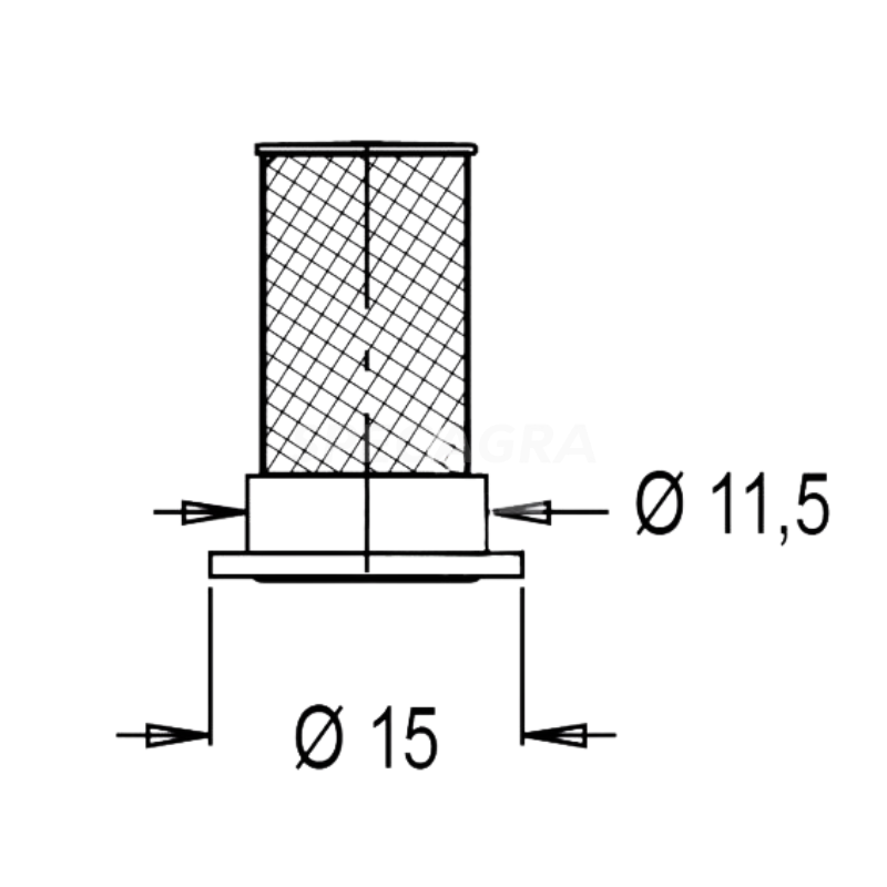 Filtriukas su vož. 424210/8139004 1 Filtriukas su vož. 424210/8139004 1