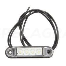 Gabaritinis šoninis žibintas, baltas