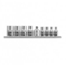 Galvučių rinkinys E5-E16 torx YT-0520 9vnt