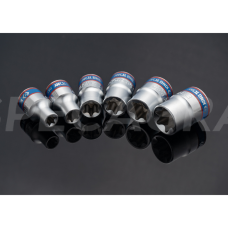 Galvučių rinkinys TORX E 3/8" 6vnt (E8–E18) King Tony Galvučių rinkinys TORX E 3/8" 6vnt (E8–E18) King Tony