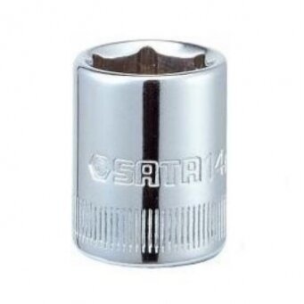 Galvutė1/4 14mm 6 kampų S11314 Galvutė1/4 14mm 6 kampų S11314