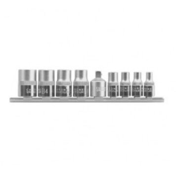 Galvučių rinkinys E5-E16 torx YT-0520 9vnt 1 Galvučių rinkinys E5-E16 torx YT-0520 9vnt 1