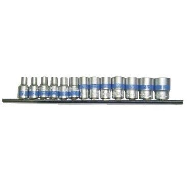 Galvučių rinkinys 1/4' (13vnt) (4-14mm)
