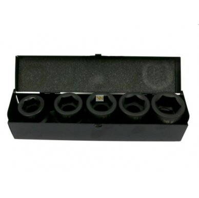 Galvutės smūginės (5vnt.) 27.30.32.33.36mm DIN3129 Galvutės smūginės (5vnt.) 27.30.32.33.36mm DIN3129