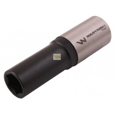 Galvutė 1/2 14mm 6-kampė prailginta CrV50BV30. DIN 3124 Galvutė 1/2 14mm 6-kampė prailginta CrV50BV30. DIN 3124