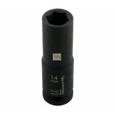Galvutė 1/2 14mm smūginė prailginta CrMo.DIN 3129