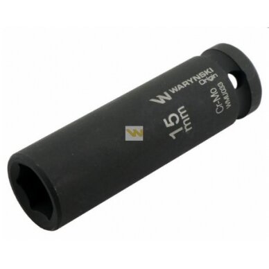 Galvutė 1/2 15mm smūginė prailginta CrMo.DIN 3129 Galvutė 1/2 15mm smūginė prailginta CrMo.DIN 3129