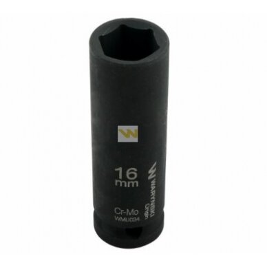 Galvutė 1/2 16mm smūginė prailginta CrMo.DIN 3129