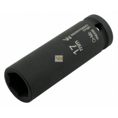 Galvutė 1/2 17mm smūginė prailginta CrMo.DIN 3129 Galvutė 1/2 17mm smūginė prailginta CrMo.DIN 3129