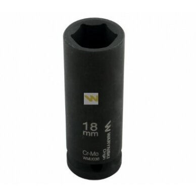 Galvutė 1/2 18mm smūginė prailginta CrMo.DIN 3129 Galvutė 1/2 18mm smūginė prailginta CrMo.DIN 3129