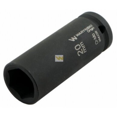 Galvutė 1/2 20mm smūginė prailginta CrMo.DIN 3129 Galvutė 1/2 20mm smūginė prailginta CrMo.DIN 3129
