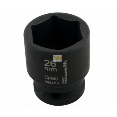 Galvutė 1/2 26mm smūginė CrMo.DIN 3129