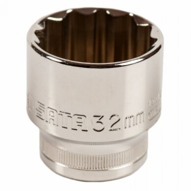 Galvutė 1/2 27mm 12 kampų S13616 Galvutė 1/2 27mm 12 kampų S13616