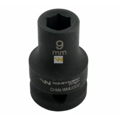 Galvutė 1/2 9mm smūginė CrMo.DIN 3129